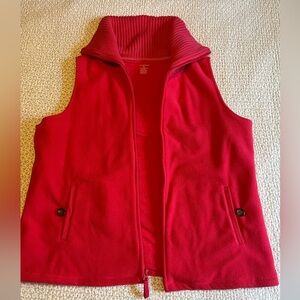 Land’s End Pink Winter Vest